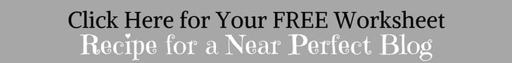 banner offering worksheet for blog writing