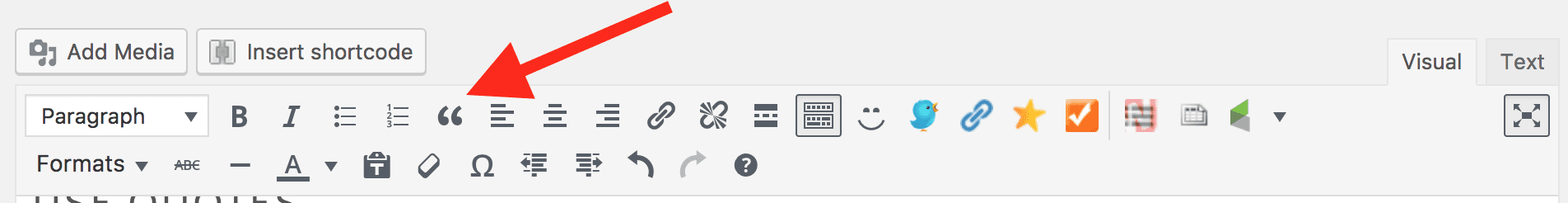 How to add a quote with styling on WordPress