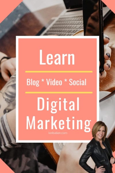 Lori Ballen is a blogger, teacher, and entrepreneur. She Specializes in content marketing to generate traffic to a website, video, blog, landing page or offer.