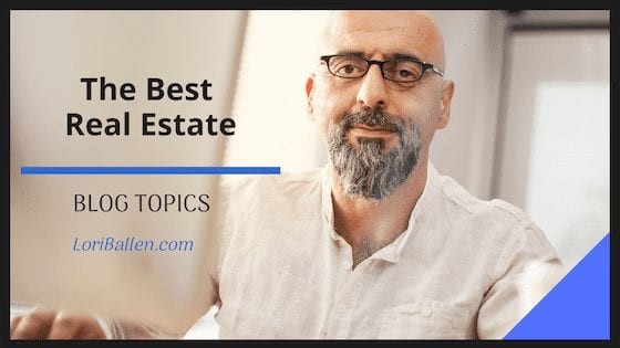 The key is understanding which real estate blog topics generate interest and how to write about them. Here's a list to begin using on your real estate blog.