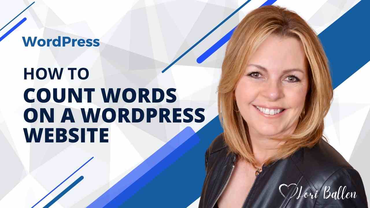 Today, I'm going to show you how to count words on a website, specifically, WordPress. I'm also going to show you how to look up how many words you've published month over month. 