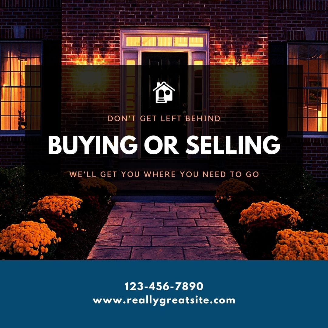 Canva offers specific real estate social graphic templates, but the general library works amazingly well for real estate as well. I will use any social graphic, not at all related to real estate, and customize it to suit real estate marketing needs.