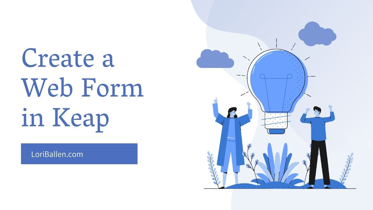 Inside the Keap platform, a content creator can make a web form, and then set automation processes that trigger actions such as an email or text campaign.