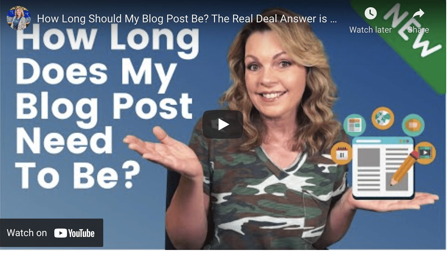 video: How Long does my blog post need to be