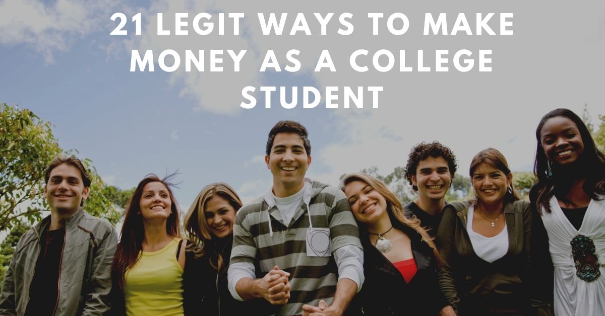 Each of the options we've discussed in this article is a viable way for college students to make money.