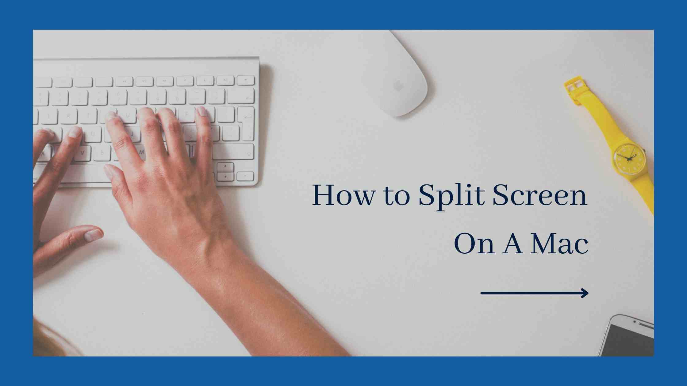 It's very convenient to use a split-screen view on a Mac. It gives the effect of using two monitors in order to work with two applications simultaneously. Here's How.