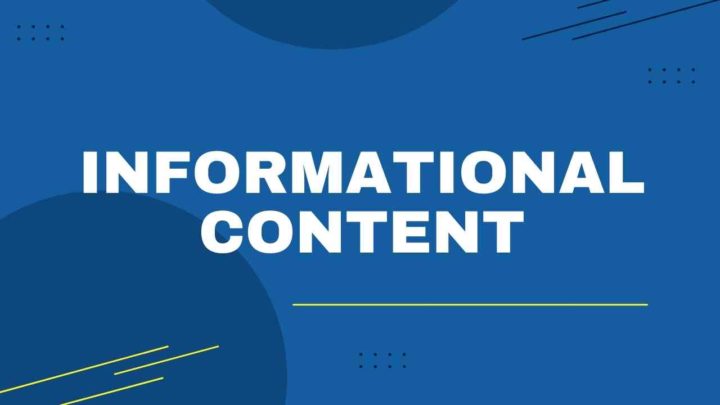 How to create Informational Content: Win with Words