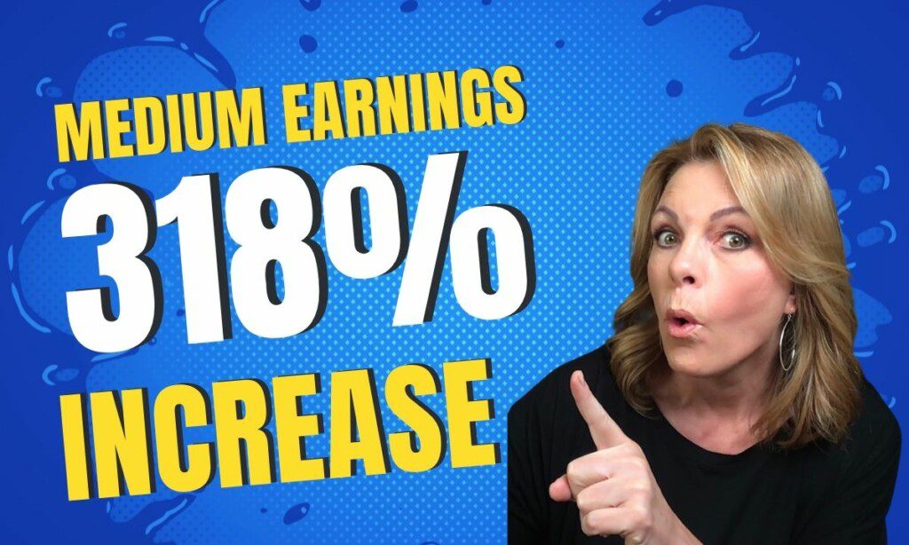 medium earnings up 318%