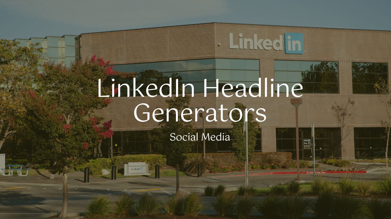 Are you finding it challenging to develop a catchy headline for your LinkedIn profile? Free Linkedin headline generators can help.