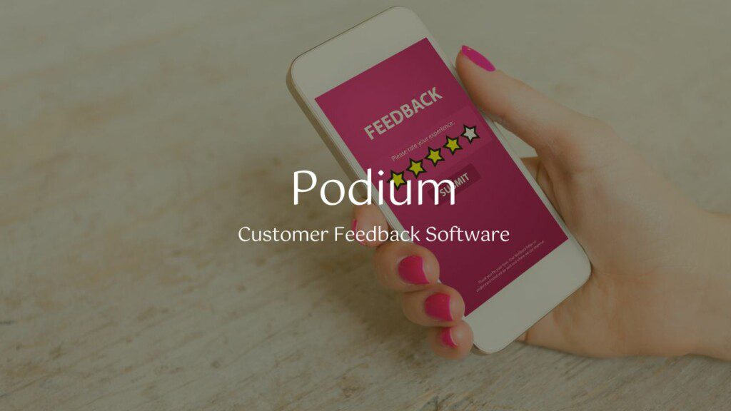  Podium is essential for any business looking to build trust and increase sales through customer reviews.
