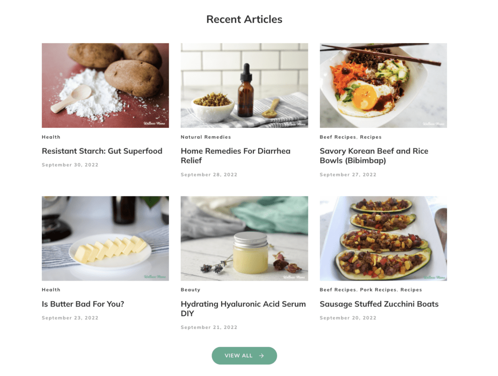 Launched by Katie Wells, this blog offers healthy lifestyle tips for women and moms. Regular posts cover natural remedies, parenting, and a slew of natural living topics.