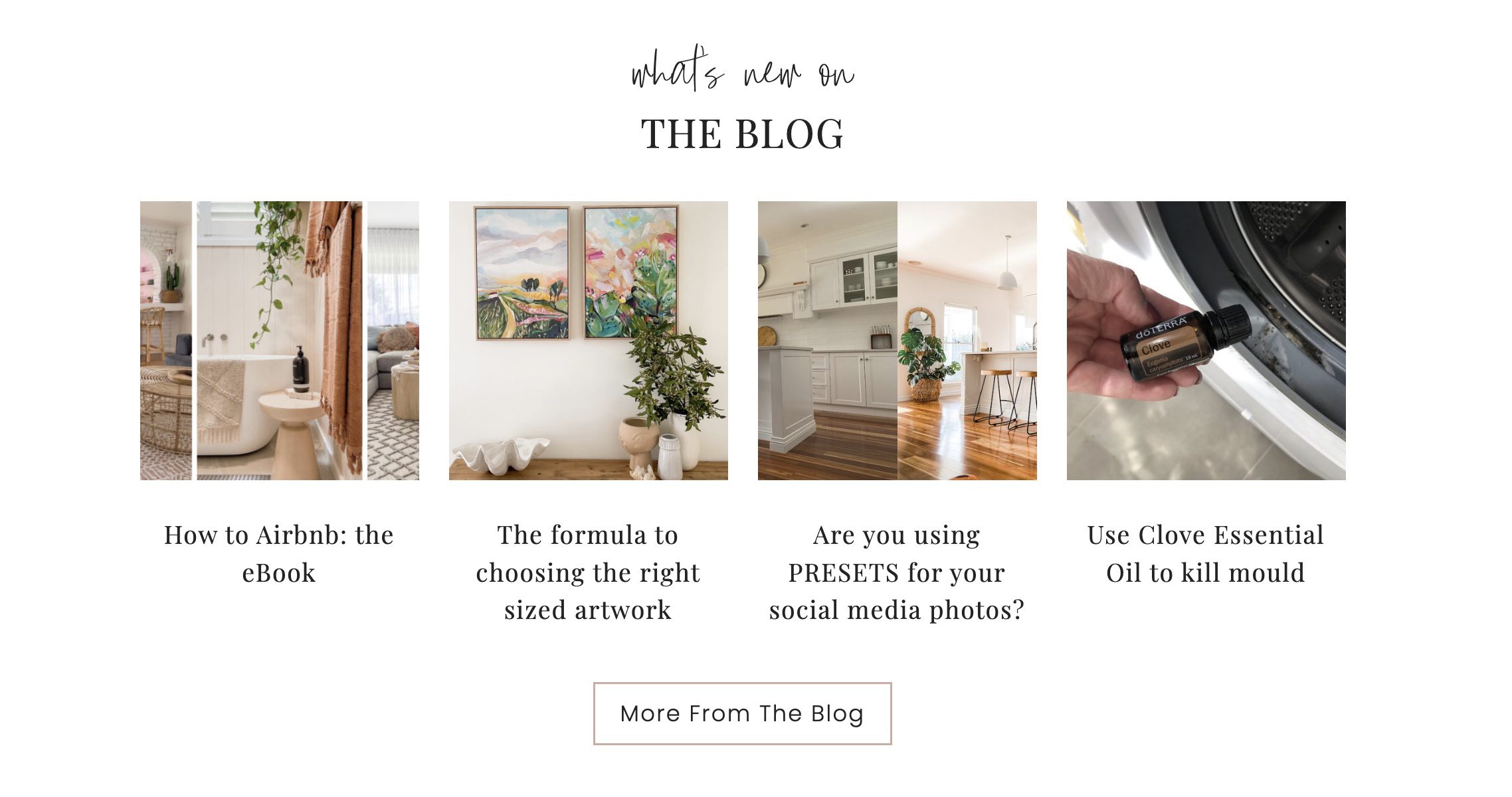 Katrina Chambers: We’re not sure what’s in the water in Australia, but many of the best lifestyle bloggers are Down Under, especially those focusing on interior design. Chambers’ blog features affordable home goods, but also DIY projects (paint your own fence!). 