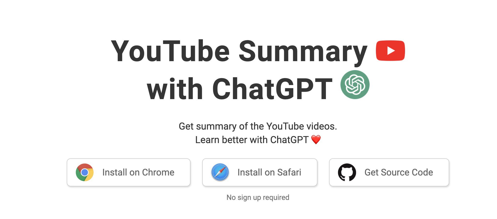 Youtube Summary with ChatGPT
