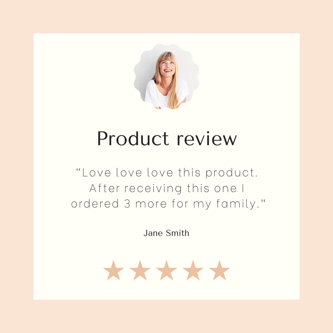 product review template