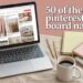 50 Of The Best Pinterest Board Names