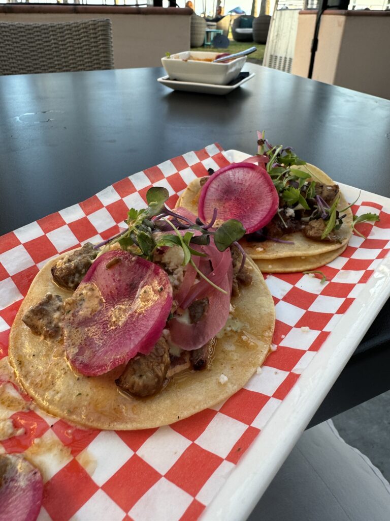 Street Tacos from "The Set" at the Hilton Santa Barbara 