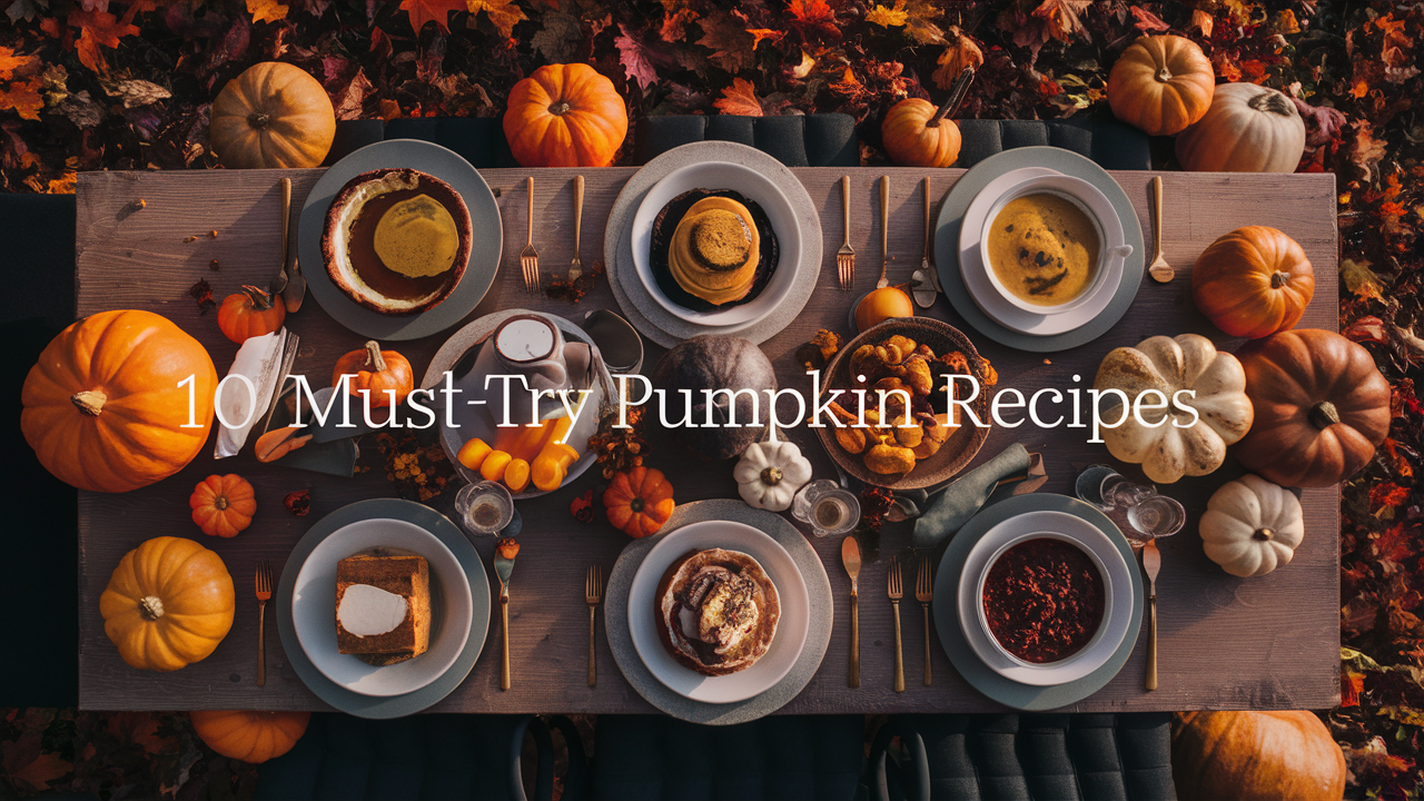 these 10 must-try pumpkin recipes will surely bring warmth and deliciousness to your kitchen. Ready to dive into some pumpkin goodness? Let's get cooking!