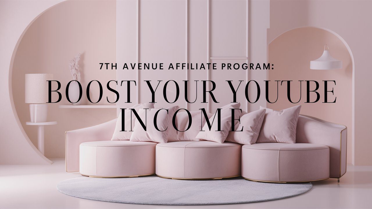 By partnering with brands and promoting their products, creators can earn a commission for every sale made through their referral links. One such opportunity lies with the 7th Avenue Affiliate Program. Let's dive into how you can leverage this program to enhance your YouTube earnings.