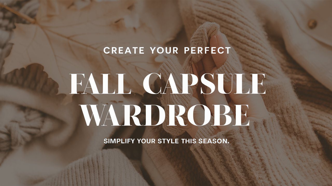 Let's explore the must-haves for fall together. We'll show you how to build a minimalist wardrobe that matches autumn's beauty.