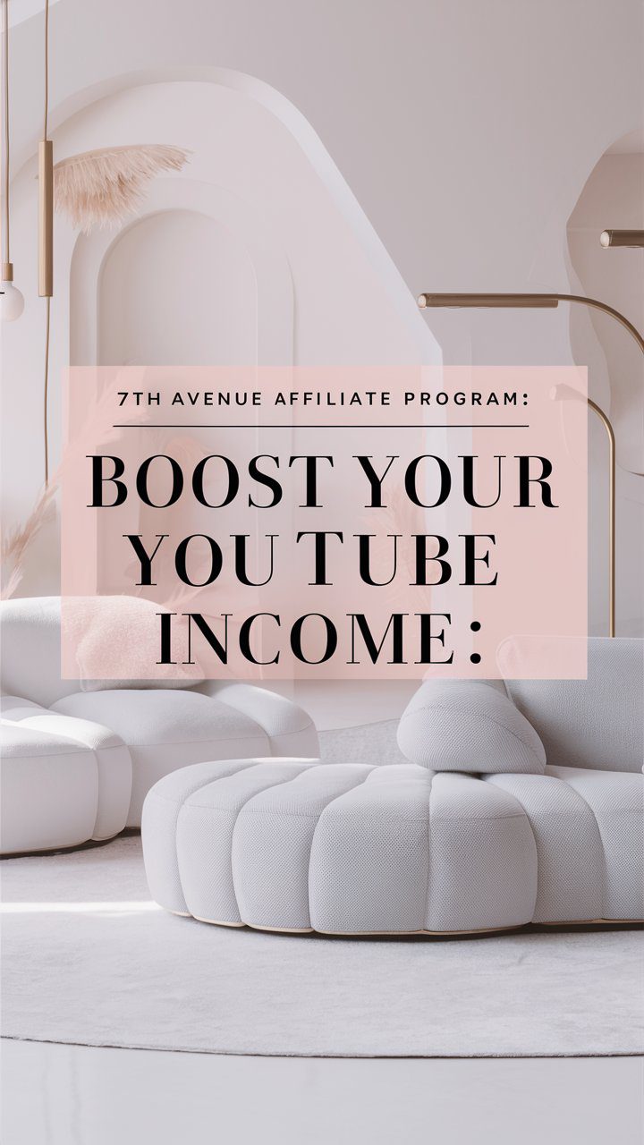 By partnering with brands and promoting their products, creators can earn a commission for every sale made through their referral links. One such opportunity lies with the 7th Avenue Affiliate Program. Let's dive into how you can leverage this program to enhance your YouTube earnings.