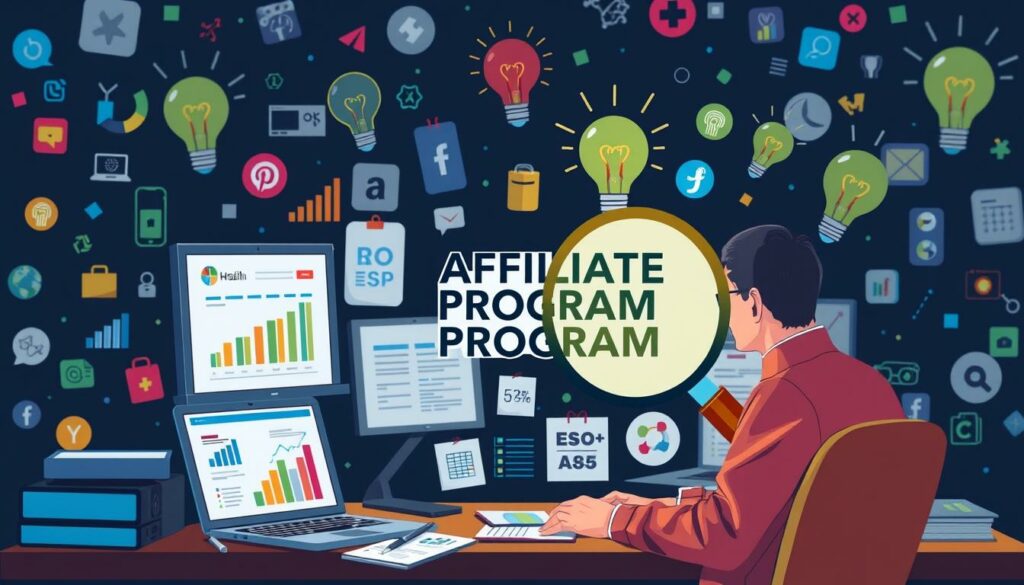 Affiliate program selection