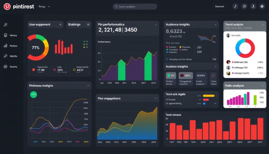 Pinterest analytics dashboard