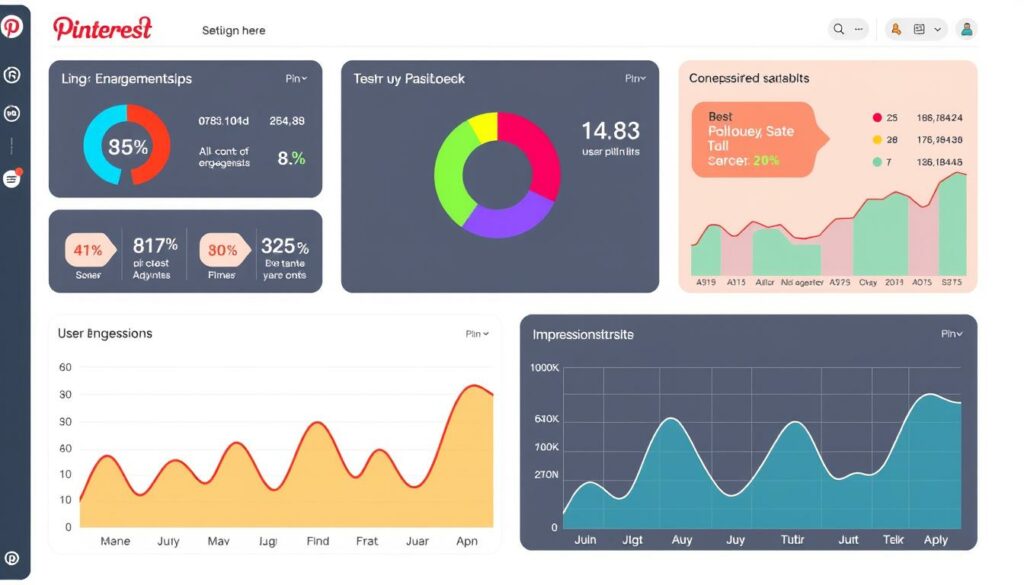 Pinterest analytics dashboard