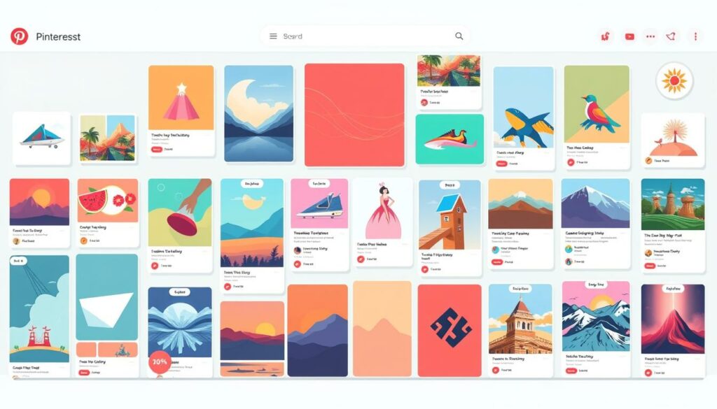 Pinterest board structure