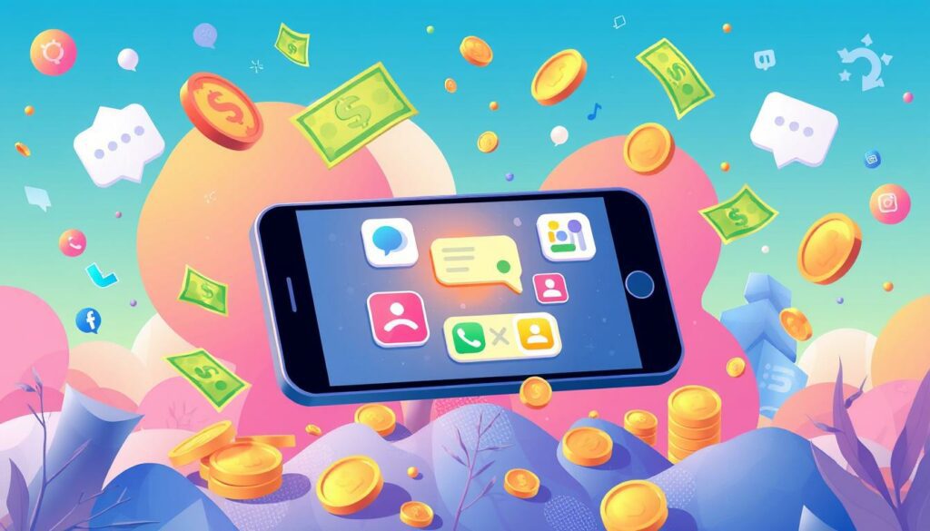 chat apps that offer cash payments