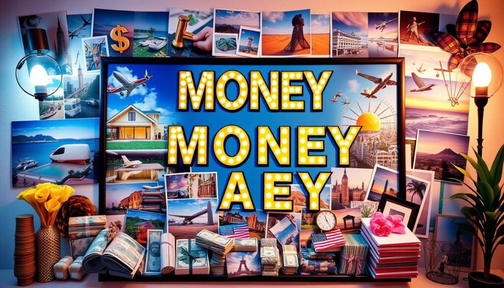 money vision board