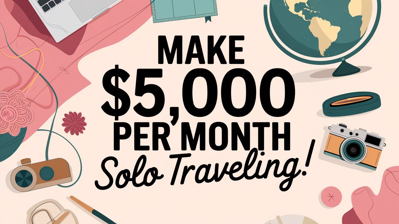 Here’s a guide on building a profitable solo budget travel vlog, creating a strong brand, and monetizing it effectively to reach a realistic income range of $3,000 to $7,500+ per month.