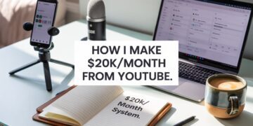 How I Make $20,000/Month From YouTube (My Friction-Free System)