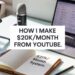 How I Make $20,000/Month From YouTube (My Friction-Free System)