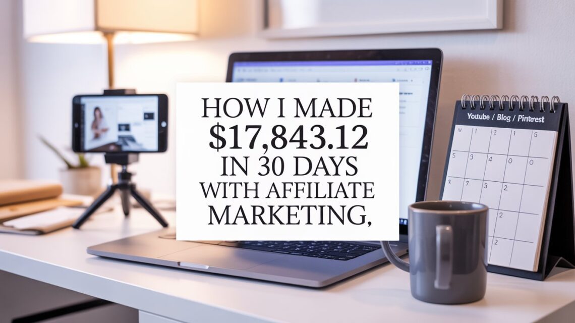 I Made $17,843.12 in 30 Days With Affiliate Marketing