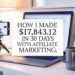 I Made $17,843.12 in 30 Days With Affiliate Marketing