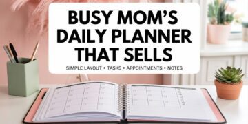 How to Create a Busy Mom’s Daily Planner That Sells