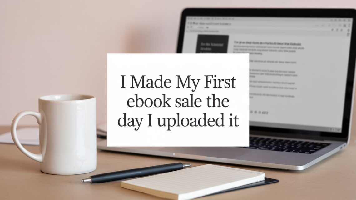 I Made My First Ebook Sale the Day I Uploaded It
