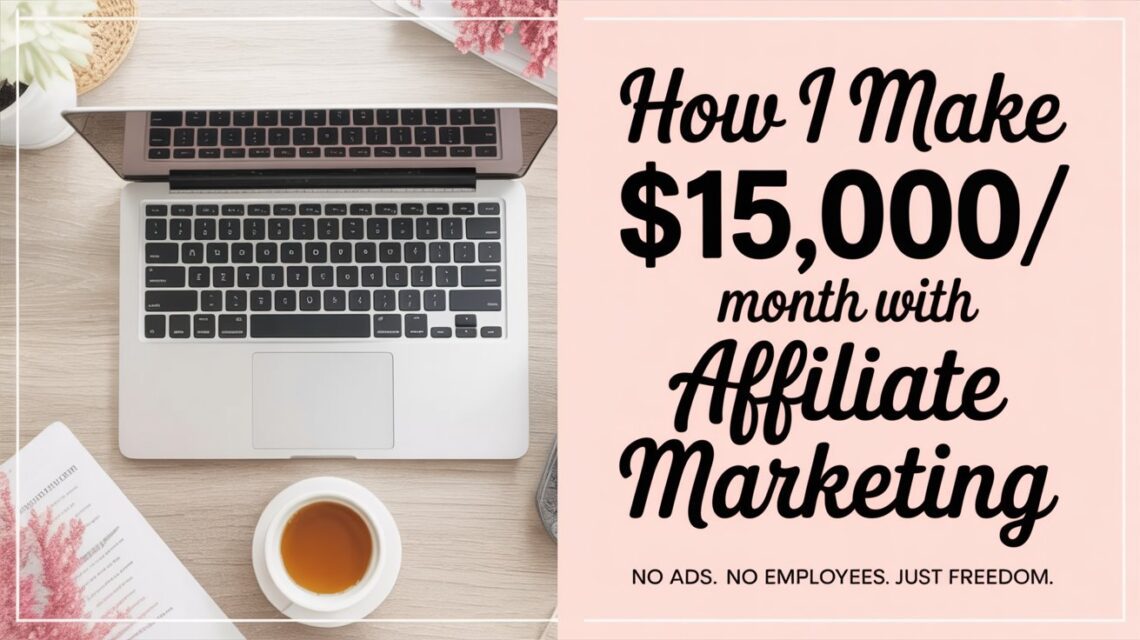 How I Make $15,000 a Month With Affiliate Marketing (No Ads, No Employees)