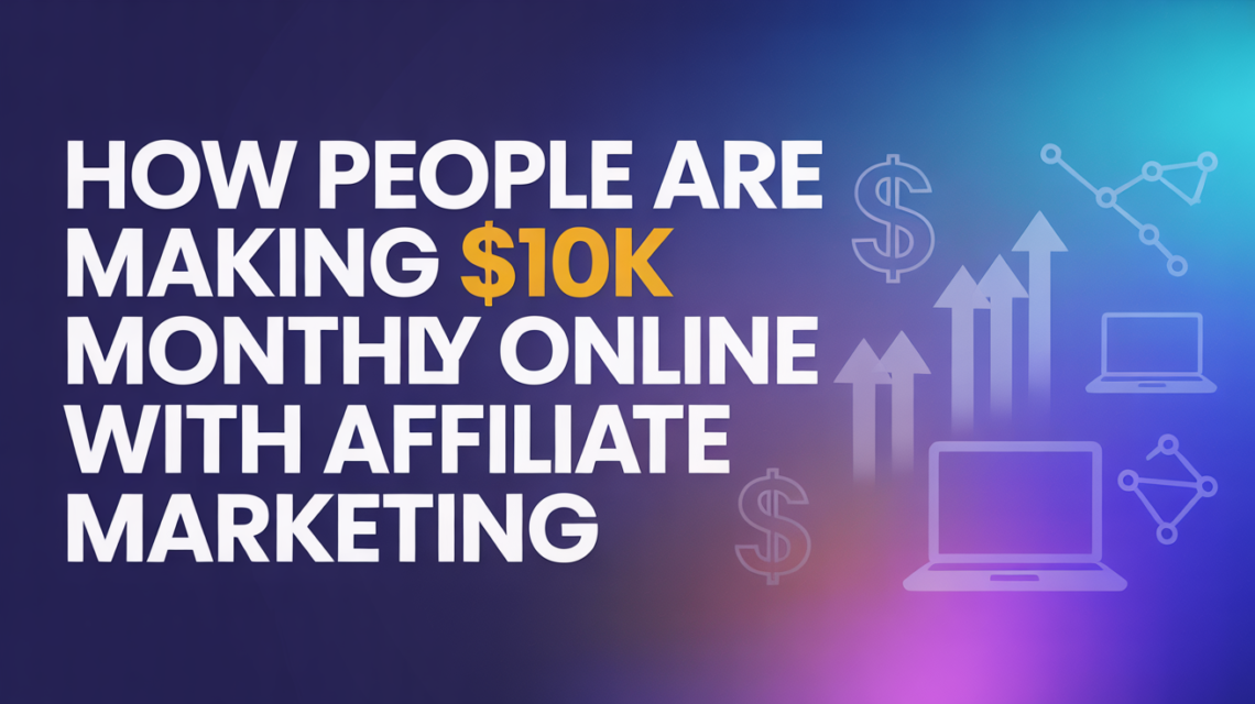 How People Are Making $10K Monthly Online with Affiliate Marketing