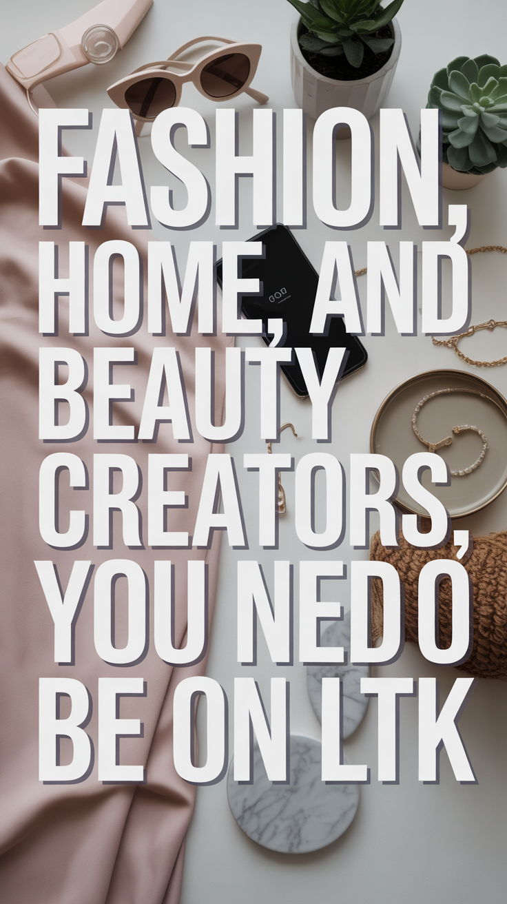 Next, for fashion, home, and beauty creators, you absolutely need to be on LTK (formerly LikeToKnow.it). It's a platform designed for influencers to post shoppable photos and videos. You can upload short-form video reviews there, and your audience can buy directly from your content.