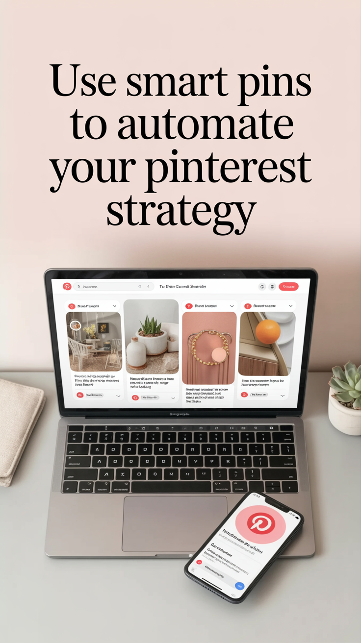 Pinterest rewards fresh, consistent content. But creating fresh visuals, titles, and descriptions can be time-consuming. That’s where Smart Pins in Tailwind come in. This tool automates the process by creating fresh pins for you on a regular schedule without you having to do anything extra. Once you set it up, Smart Pin will pull the URL for your digital product and create visually engaging pins for you every week.