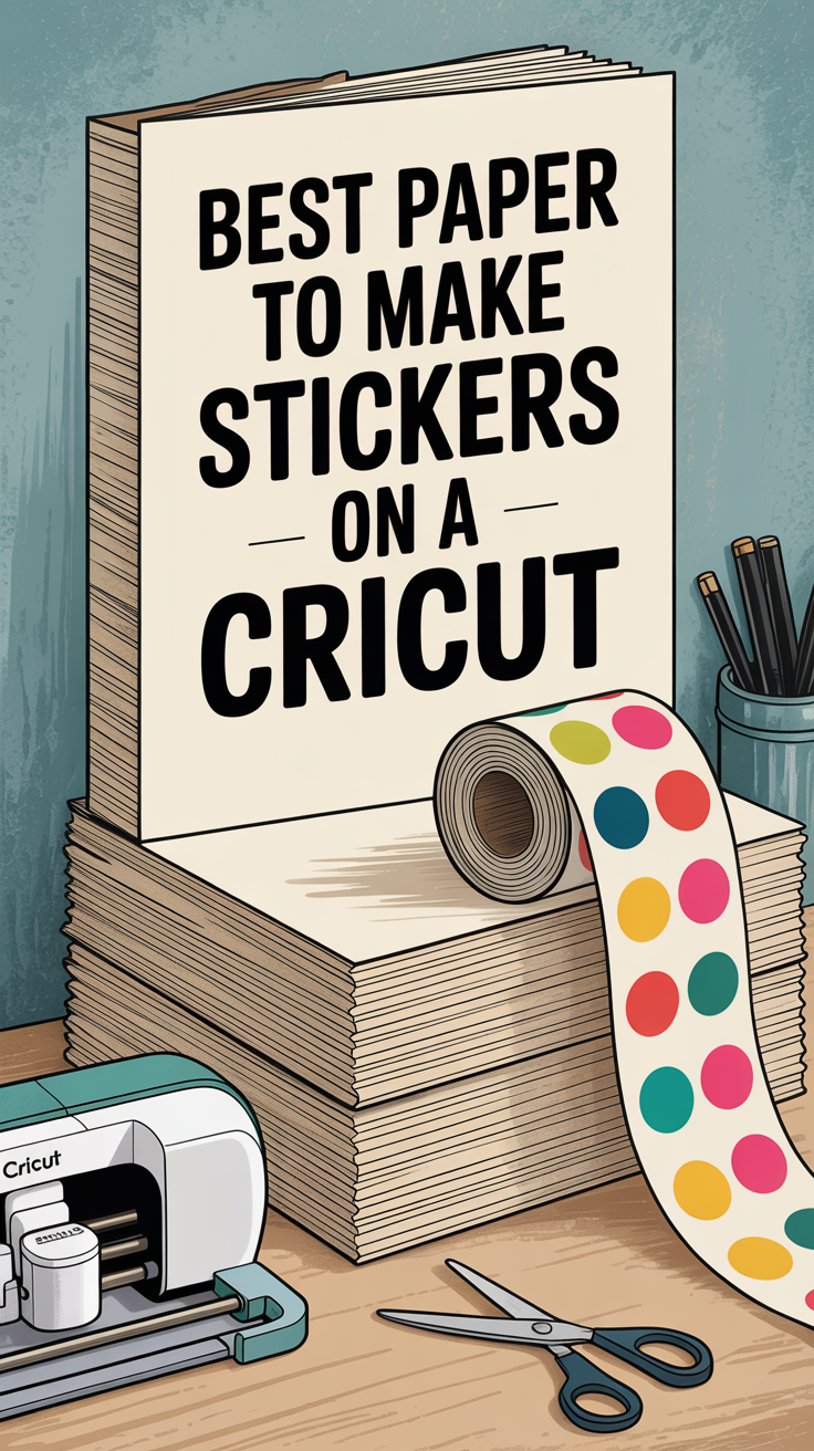 The quality of your materials determines how professional your stickers look — and how much you can charge. For a smooth matte finish, Cricut Printable Sticker Paper is reliable, but if you want thicker, water-resistant sheets, try Online Labels Weatherproof Matte or Koala Glossy Vinyl. These premium papers hold color beautifully and resist smudging