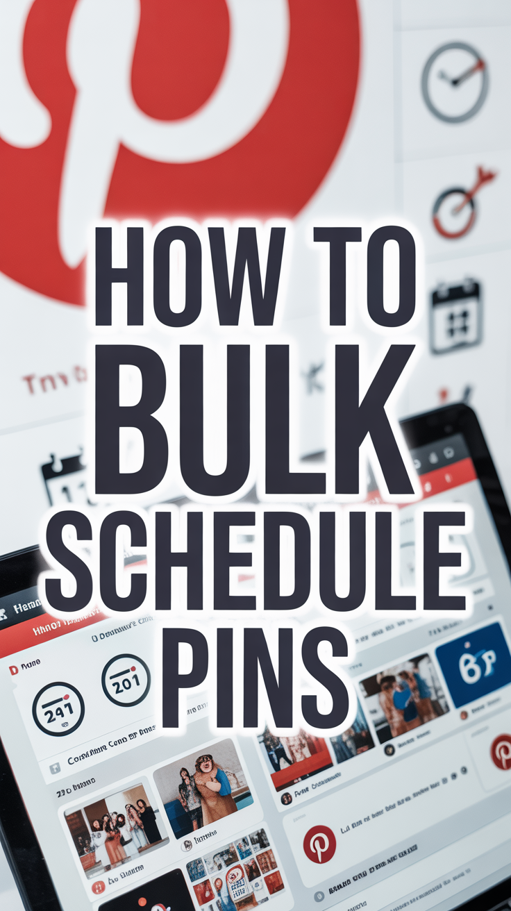 One of the best features of Tailwind is the ability to schedule pins in bulk. Instead of pinning manually every day, you can set up all your pins for the entire month in just one hour. This way, you stay consistent without the daily hassle.