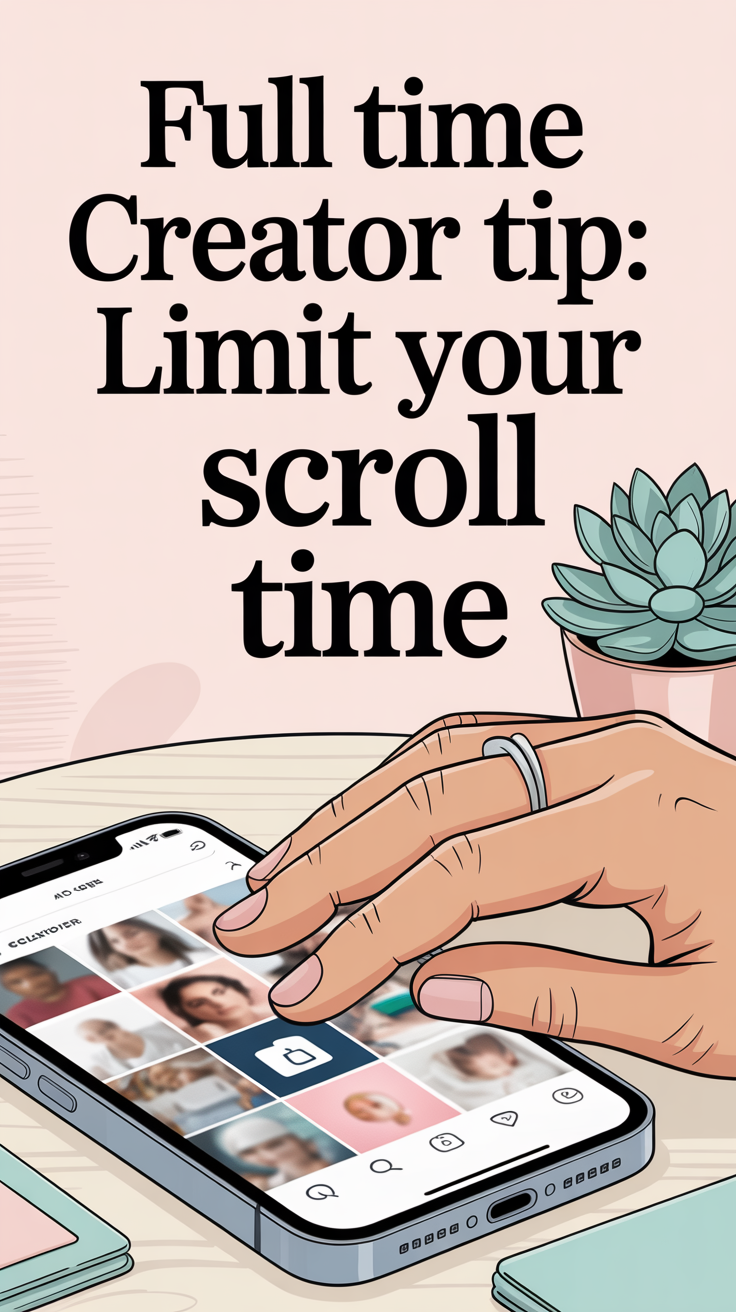Now I set strict app limits — 15 minutes for Instagram, 15 for TikTok. I blow through them most days, but the reminder is the point. It breaks the trance. It forces me to ask, “Am I creating or consuming?” That question alone has saved me hours every week.