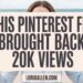 This Simple Pinterest Fix Brought Back 20K Views Overnight