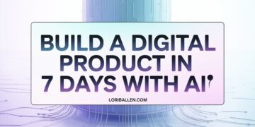 How to Use AI to Launch a Profitable Digital Product in 7 Days