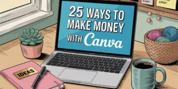 25 Ways to Make Money with Canva For Creators