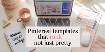 Stop guessing and start ranking. Learn how to design Pinterest templates in Canva that combine beauty with SEO strategy. Build pins that drive real traffic — not just likes. Perfect for bloggers, creators, and small business owners who want consistent results.