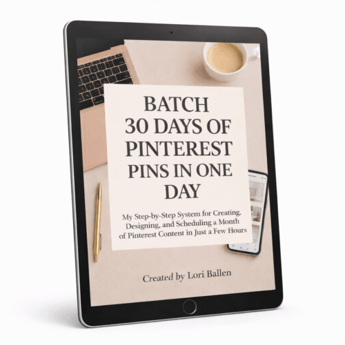 Batch 30 Days of Pinterest Pins in One Day
