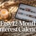 The Etsy Seller’s 12-Month Pinterest Content Calendar